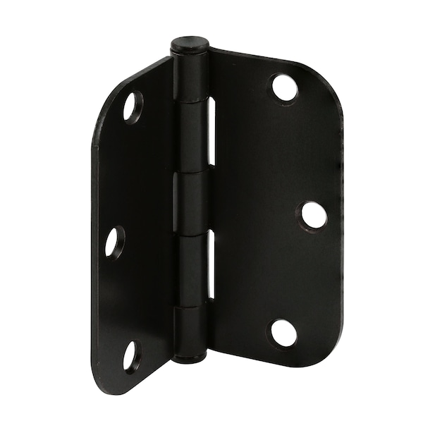 Prime-Line Door Hinge Residential Smooth Pivot, 3-1/2 in. with 5/8 in. Corners, Matte Black 12 Pack U 11508812 - main